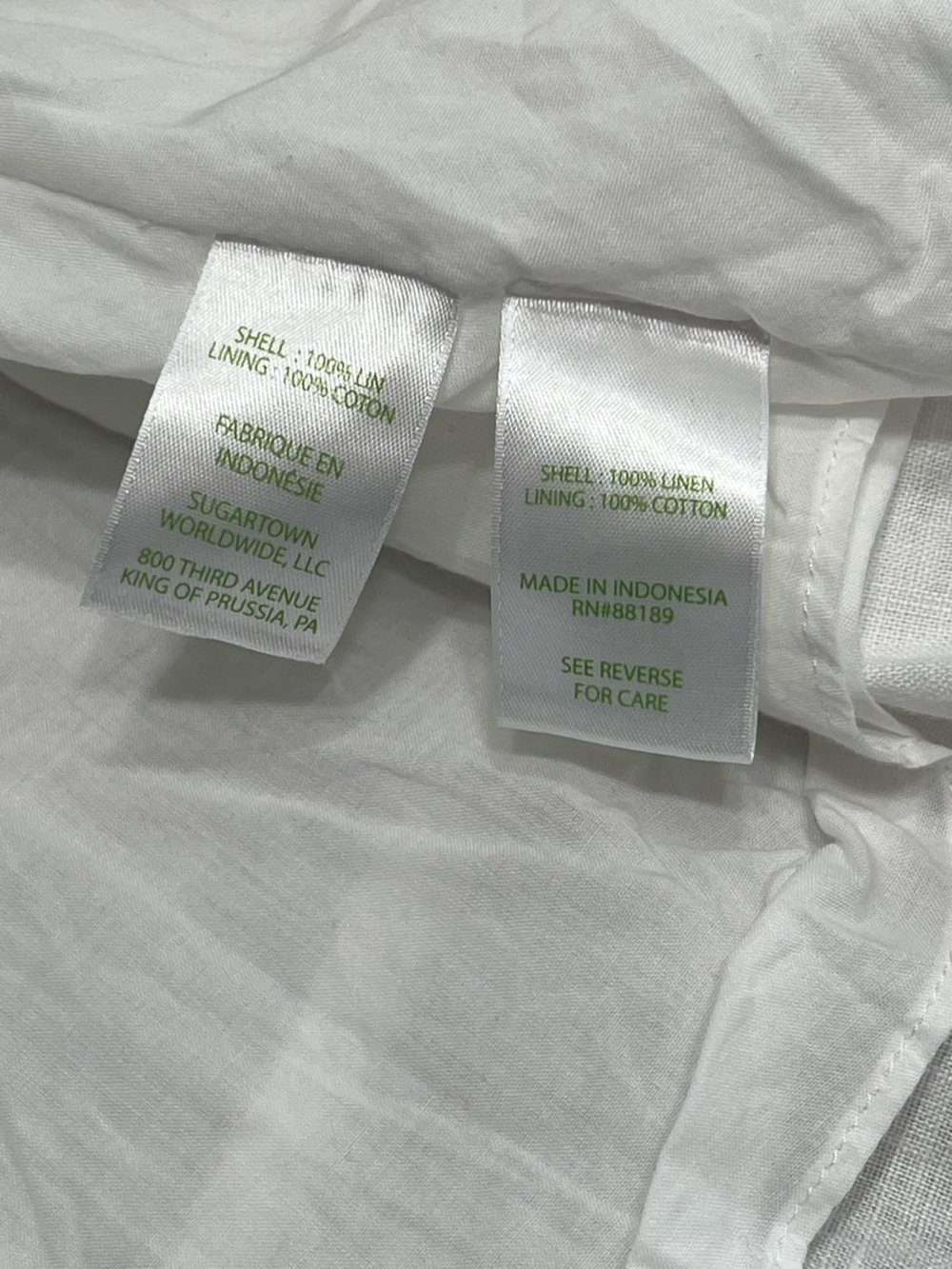 Lilly Pulitzer Iralee Wrap Dress Women’s Sz 12 White Linen Ruffle Tiered Short - Picture 8 of 11